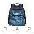 thumbnail image 6 of Aplkyhs Blue Axolotl Sports Backpack for Kids Teens Age 6-18 School Bookbag Durable Lightweight Water Repellent Backpack for School Sports, 6 of 7