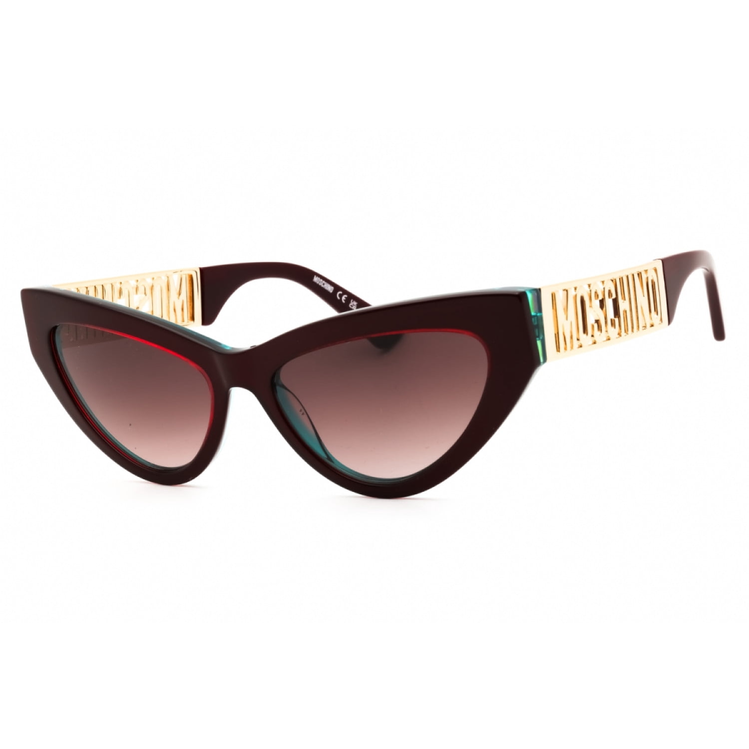 Moschino Love MOL076/S 0MU1HA 52mm Geometric Sunglasses  display picture 1