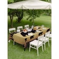 thumbnail image 2 of Rectangle Outdoor Tablecloth With Umbrella Hole And Zipper– Black Vintage Forest Bear Waterproof Patio Table Cover for Party, Picnic, Backyard, 52"x70" , Country Farmhouse Pine Brown, 2 of 8