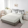 thumbnail image 5 of jejeloiu Cute Bowtie Bow 7-Piece Twin Bedding Sets,Gray Bowknot Bedding Comforter Set For Girls Kids Reversible, 5 of 8