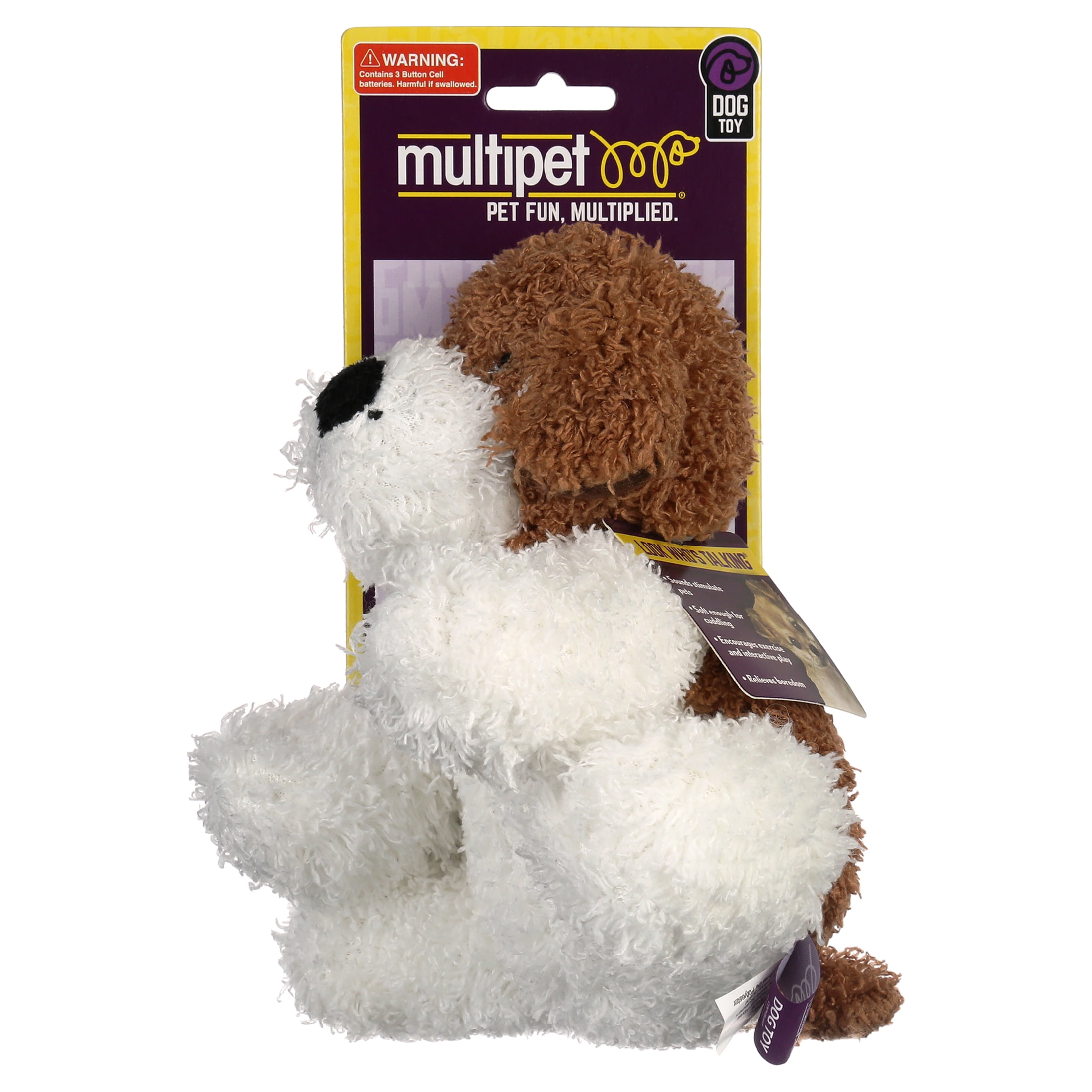 Multipet Look Who s Talking Plush Dog Dog Toy Walmart