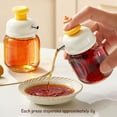 thumbnail image 2 of Mini Glass Salad Oil Squeeze Bottle, 3.38 OZ/100ml Soy Sauce Dispenser for Kitchen, Suitable For Soy Sauce, Vinegar, Honey, Cooking Oil Dispensers, Kitchen Gadgets (White), 2 of 7