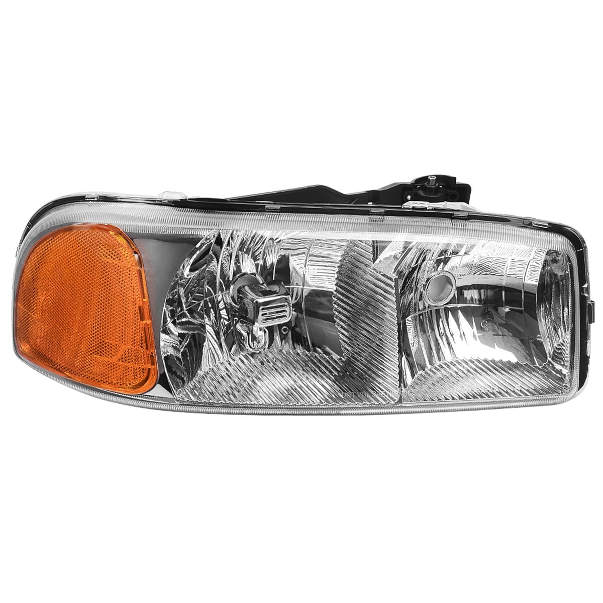 RVNI Headlight Assembly for 1999-2007 GMC Sierra 1500 2500 3500 2000-2006 Yukon+Bumper Lamps Pair