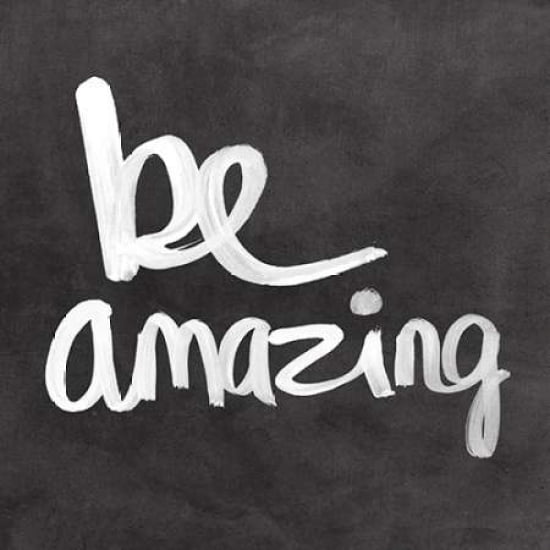 Be Amazing Canvas A