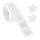 thumbnail image 1 of Etiquetas de estrella Uxcell de 1" 1 rollo 500 piezas para suministros de maestros en blanco, 1 of 6