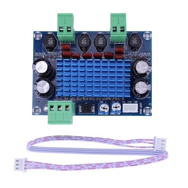 Módulo de placa amplificadora receptor de Audio de 2x120 W, piezas enchufables TPA3116, entrada DC8-28V