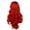 Red, variant on Beauty Clearance Under $15 Girls' Thin Bangs, Corn Ears, Curly Wigs, Micro Curly Hair, Long Hair Wigs Red