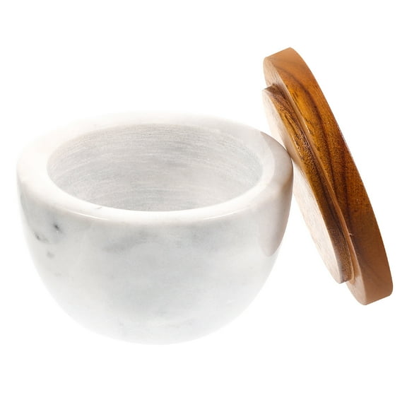 Raindrops  Bowl Mini Jars Marble Salt Shaker Kitchen Spice Storage