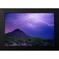thumbnail image 2 of Taylor, Douglas 24x17 Black Modern Framed Museum Art Print Titled - Mountain Lightning, 2 of 5