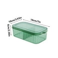 Small Bento Box Kitchen Refrigerator Rectangular Crisper Microwave Heat