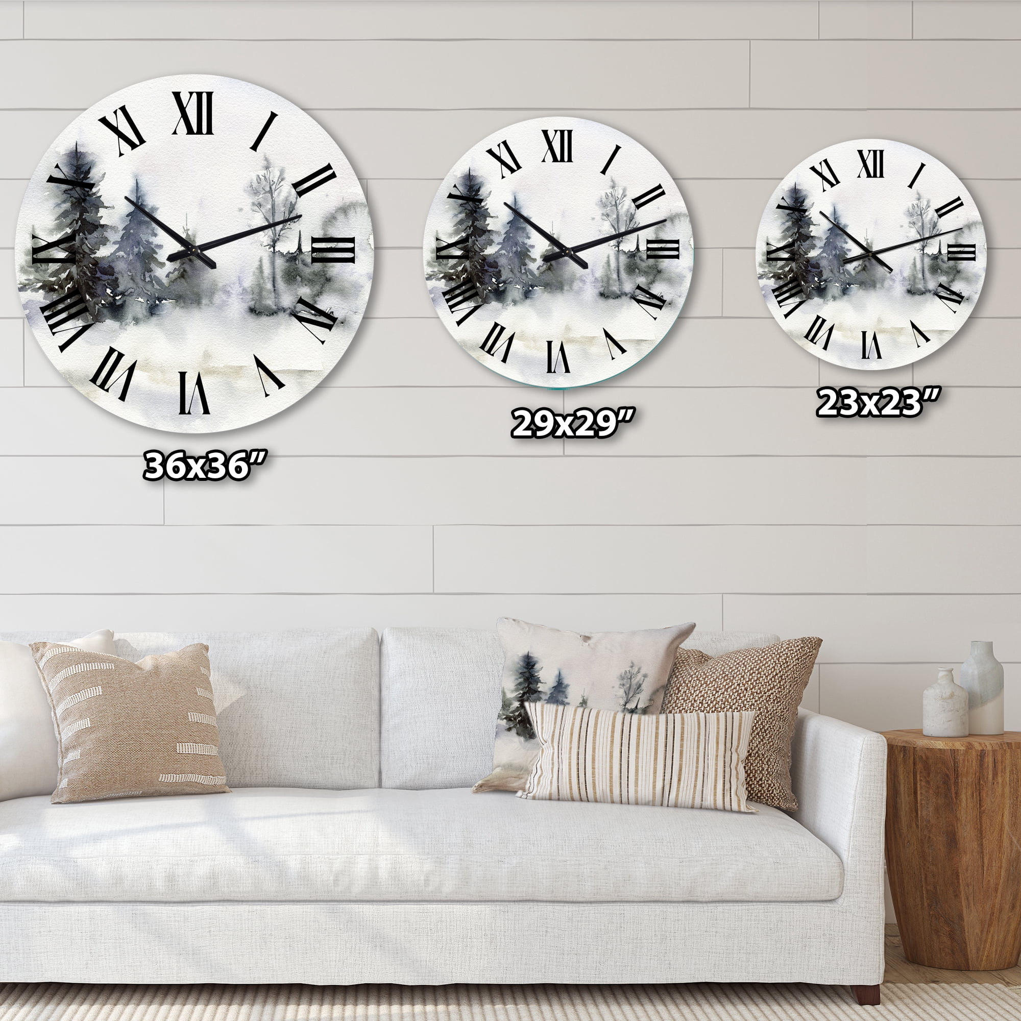Designart 1 in Wall Clock