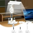 thumbnail image 1 of Desk Lamp with Pencil Sharpener under 5! CQCYD Desk Lamp with Pencil Sharpener, Foldable Study Office Eye Protection Reading Lamp, Large Capacity Battery USB Rechargeable, 1 of 9