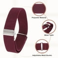 thumbnail image 3 of Elástico para mangas, 6pcs brazaletes ajustables para camisas, correa elástica antideslizante para deportes, accesorios de disfraz para hombres y mujeres, Negro, Rojo, Blanco, 3 of 7