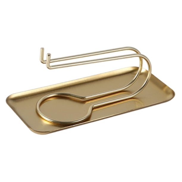 Soporte para quemador de incienso con bandeja de acero inoxidable, soporte multifuncional para velas Bandeja rectangular