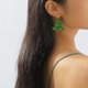 thumbnail image 3 of Pendientes de Navidad para mujeres - pendientes colgantes para niñas navideñas, joyas de regalo navideño pendientes colgantes de acrílico, 3 of 5
