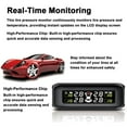 thumbnail image 3 of Transemion ABS Car Solar Tire Pressure Detector Tire Pressure Car Tyre Pressure Monitor TPMS Car Tire Easy To Install, 3 of 6