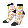 thumbnail image 3 of Salouo Flamingo And Pineapple Pattern Unisex Middle Tube Socks,Middle-Finger Knee High Socks Over The Calf Tube Stocking Crew Stockings for Women and Men Tube Socks, 3 of 8