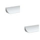 thumbnail image 1 of Bewildely Barrera de ducha de tira de base de goma flexible para garaje impermeable y duradera blanca 120 cm Blanco 120 cm 2Conjunto, 1 of 1