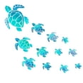 12 Turtle Wall Stickers Underwater Turtle Sticker Waterproof Home