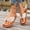 Beige, variant on Women's Summer Solid Fabric Thong Sandals, Breathable Soft Toe Post Flip-Flops, Lightweight Non- Beach Slippers for Casual Daily Wear Beige 36