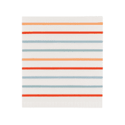 Manhattan Kids Rainbow Stripe Cotton Knit Baby Blanket | 100% Soft Cotton Lightweight Blanket for Babies | Gender Neutral Newborn Nursery Throw | Baby Shower Gift for Boys & Girls