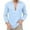 Sky Blue, variant on VJATTWR Long Sleeve Mens Shirts Casual Pullover Shirts for Men Lightweight Stripes Men Tshirts Xl