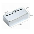 thumbnail image 2 of Metal Pickup Cover Pickup Cover 2pcs For LP Electric Guitar Guitar Parts Humbucker Pickup Cover Practical To Use, 2 of 6