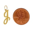 thumbnail image 3 of A to Z Any One 14K Yellow Gold High Polished Letter Pendant Charm, 3 of 8