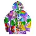 Castle Crashers Fashion Hooded Youth Tops Hoodie Novelty Hoodie Casual