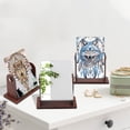 thumbnail image 7 of 2pcs Diamond Painting Kit with Mirror Wolf Head Dreamcatcher DIY 5D Sparkling Rhinestones with Rotatable Mirror Surface Handmade Artwork Gift, 7 of 7
