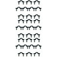 thumbnail image 1 of HLONK 150 Pcs Handle Buckle Kayak Accesories Accessories Eyes Bungee Kit Deck Rigging Stainless Steel Nylon Material, 1 of 6