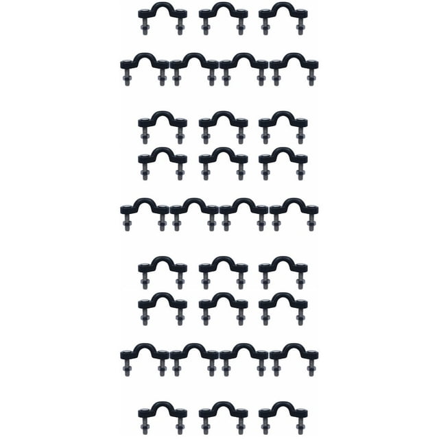 HLONK 150 Pcs Handle Buckle Kayak Accesories Accessories Eyes Bungee Kit Deck Rigging Stainless Steel Nylon Material