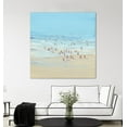 thumbnail image 3 of "Beach Day I" Fine Art Giant Canvas print 54"x54", 3 of 6