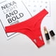 thumbnail image 3 of Tanga de talla grande para mujer, ropa interior lisa y Sexy de cintura baja, bragas negras sin costuras, lencería transpirable, 2023, 3 of 3
