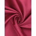 thumbnail image 5 of INSPIRE CHIC Women's Lace V Neck Satin Lounge Pajama Dress Camisole Nightgowns L Wine Red, 5 of 6