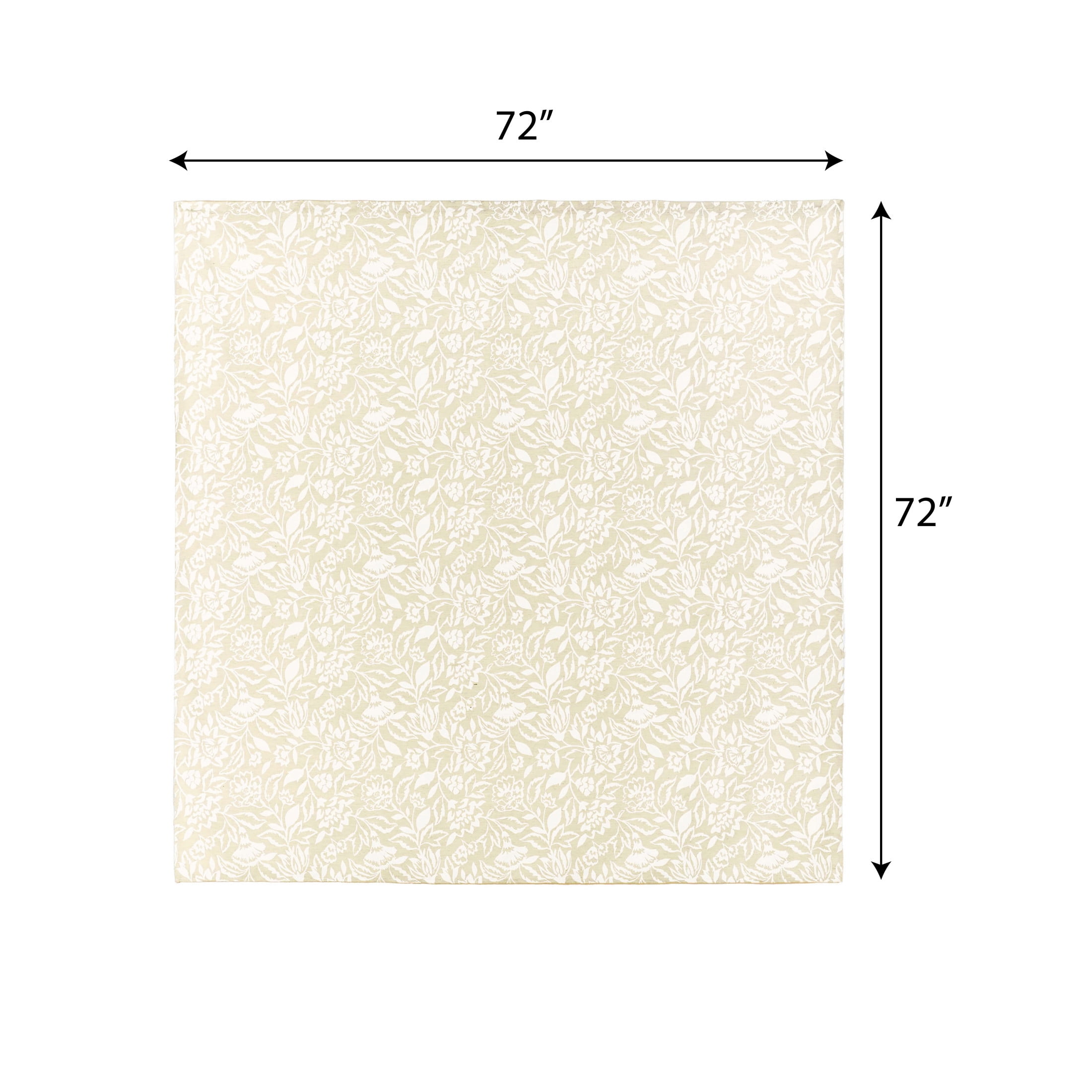 Better Homes & Gardens Floral Matelasse Shower Curtain, Beige Polyester, Recycled Poly, 72"x 72", 1pc