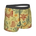 thumbnail image 3 of Bingfone Floral With Butterflies Men'S Underwear - Casual Stretch Boxer Briefs-X-Large, 3 of 9