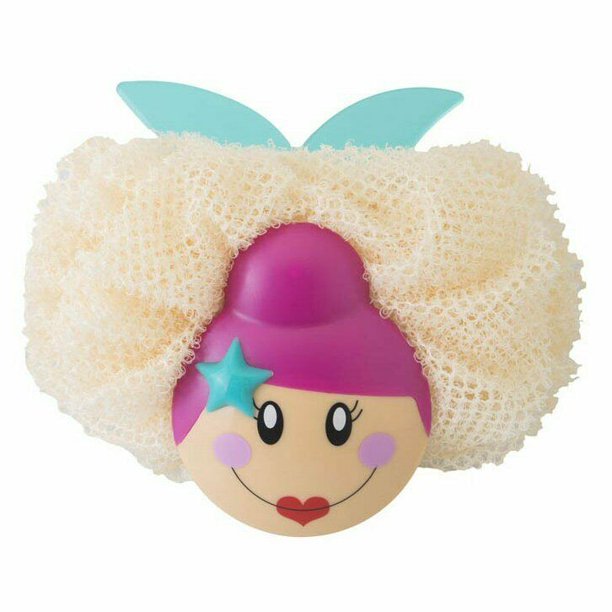 Vigar Dolls Mermaid Shower & Bath Sponge Holder with Suction Mount