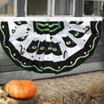 thumbnail image 6 of Uxgjfwu Halloween Fan Flag Banner Outdoor Yard Fence Wall Hanging Decor for Indoor and Courtyard Party Supplies, 6 of 6