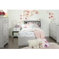 South Shore Vito, Contemporary Twin Mates Bed With Bookcase Headboard