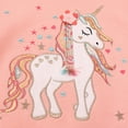 thumbnail image 3 of Rimyaw Toddler Girls Sweatshirts 2-Pack Unicorn Pullover Crewneck Cotton Tops Kids Outfit Shirt Clothes 5T, 3 of 7