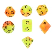 NUOLUX Dice Dices Polyhedral Game Set Props Glowthe Dark Led Gaming Light Games Unique Towersided Multi Board