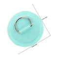 thumbnail image 4 of OULII 2Pack Sky-Blue PVC D-Shaped Kayak Buckles Metal Buckle for Boat, 4 of 7