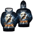 thumbnail image 3 of Happy Halloween German Shepherd Witch Pumpkins Bats All Over Print 3D Hoodie Unisex Merch Hoodies Alsatian Dog Lover Gifts - 13012, 3 of 6