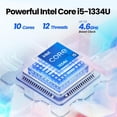 thumbnail image 5 of Dell Inspiron 15 Touchscreen Laptop - 15.6" FHD Display, Intel 10-Core i5-1334U (Up to 4.6GHz), 16GB RAM, 512GB SSD, Copilot AI, WiFi6, Windows 11 Pro, 5 of 8