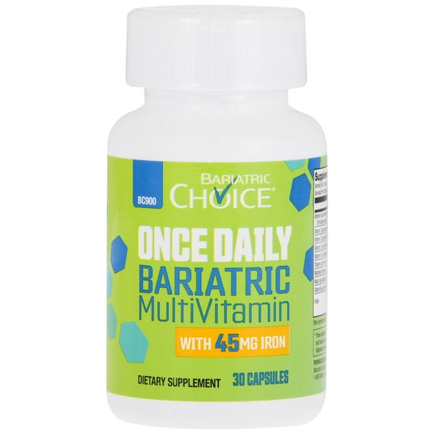 Bariatric Choice Once Daily Bariatric MultiVitamin with 45mg Iron