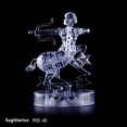 thumbnail image 2 of 3d Crystal Puzzle Jig-saw Clear Twelve 12 Constellation Astrolog Flash Led Light, 2 of 3