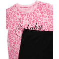 thumbnail image 5 of Baby Phat Girls Leggings Set - Lightweight Short Sleeve Graphic Tee and Leggings for Girls 2 Piece, 5 of 7