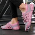 thumbnail image 6 of Pink Women'S Outdoor Barefoot Water Shoes Quick Dry Breathable For Fitness Diving Hiking Pink Size 6, 6 of 9