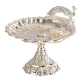thumbnail image 1 of Bandeja redonda multiusos para aperitivos y frutas, elegante y práctica para servir magdalenas, ideal para centro de mesa, restaurante, sala de estar Pequeña plata, 1 of 8